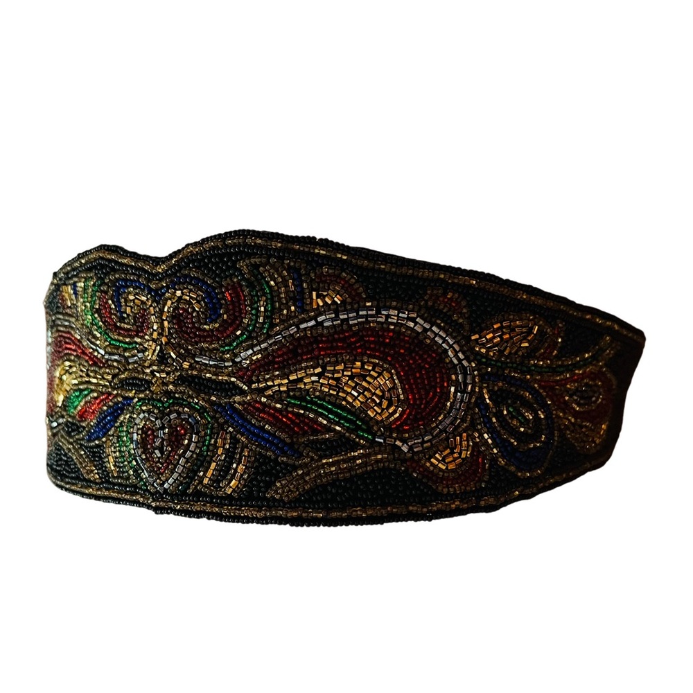 Vintage Christian Dior beaded tie belt Ceintures